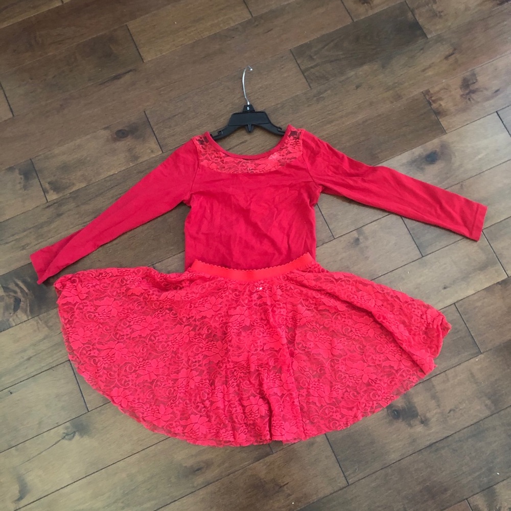 2 Pc of IEFIEL Girls Long Sleeve Ballet